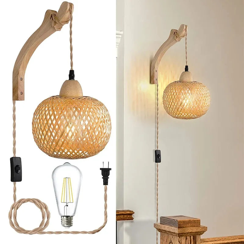 Boho Beam Wall Lamp