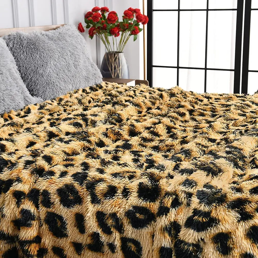 Luxe Leopard Throw