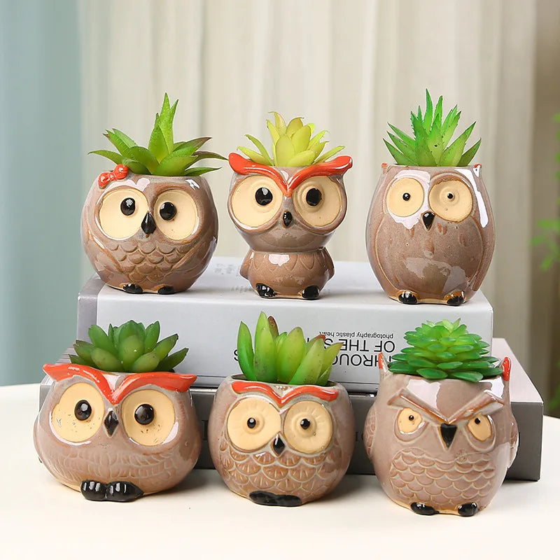 Owl Bloom Planters