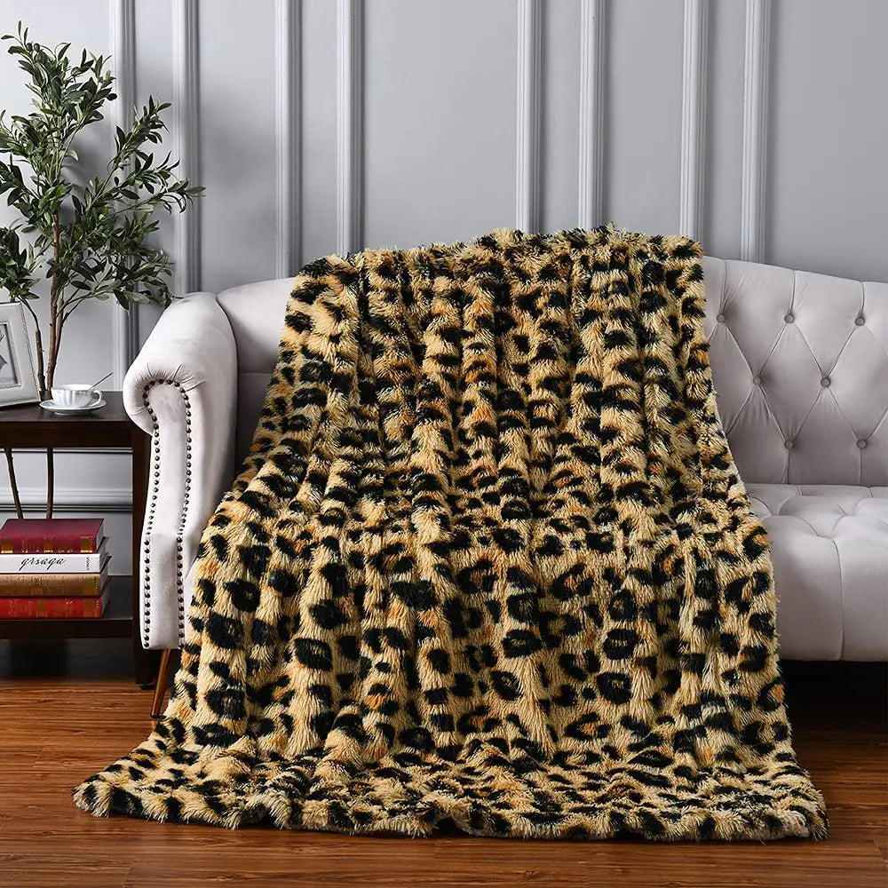 Luxe Leopard Throw